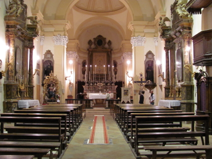 The church of St. Francis Penna San Giovanni Marche Italy